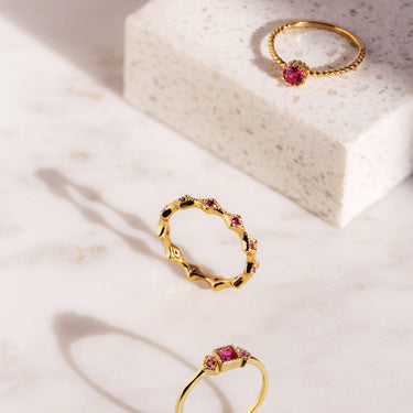 Aristocrazy Ruby Gold Ring