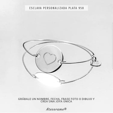 Esclava Medalla Plata - Atesorame